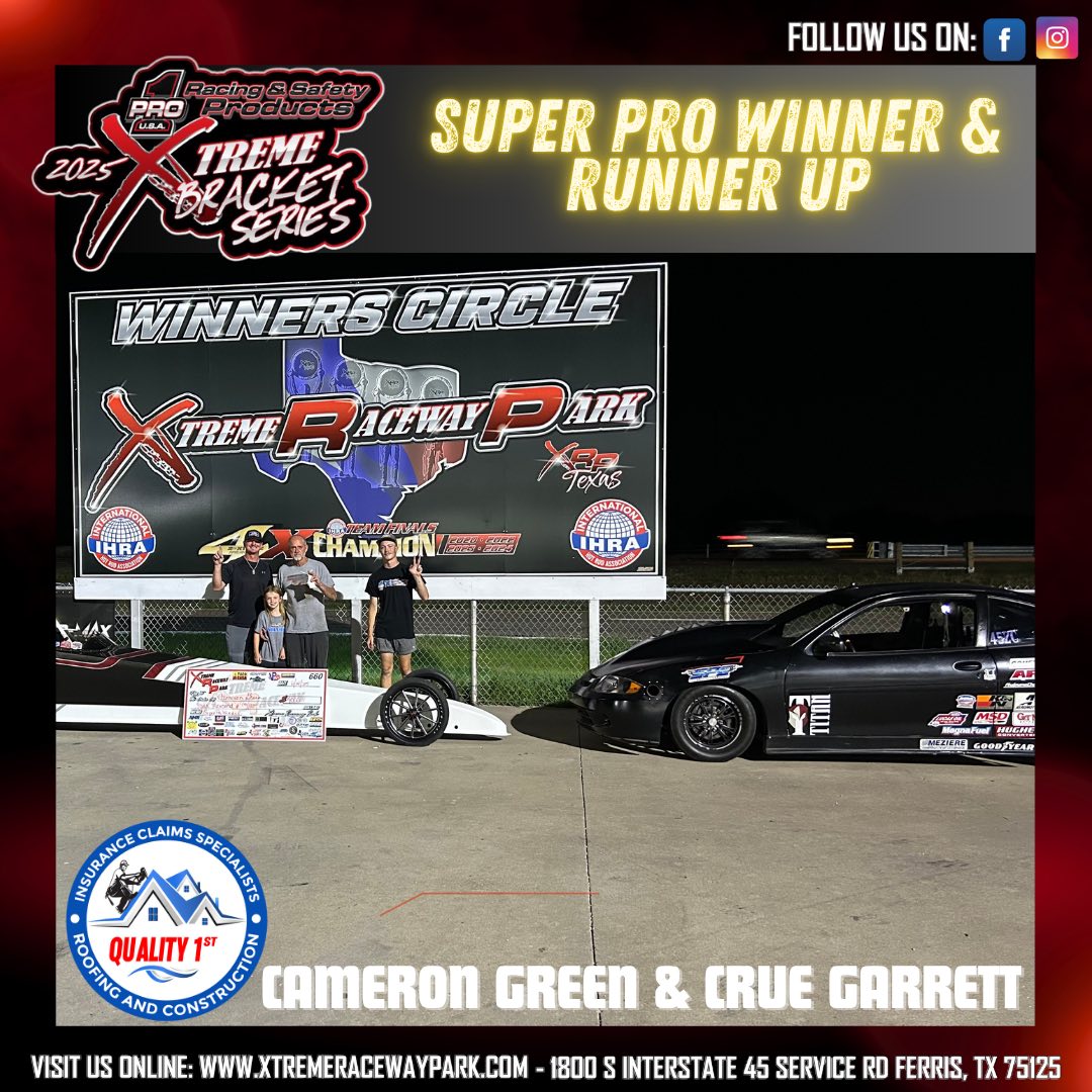 Super Pro Winner & Runner Up