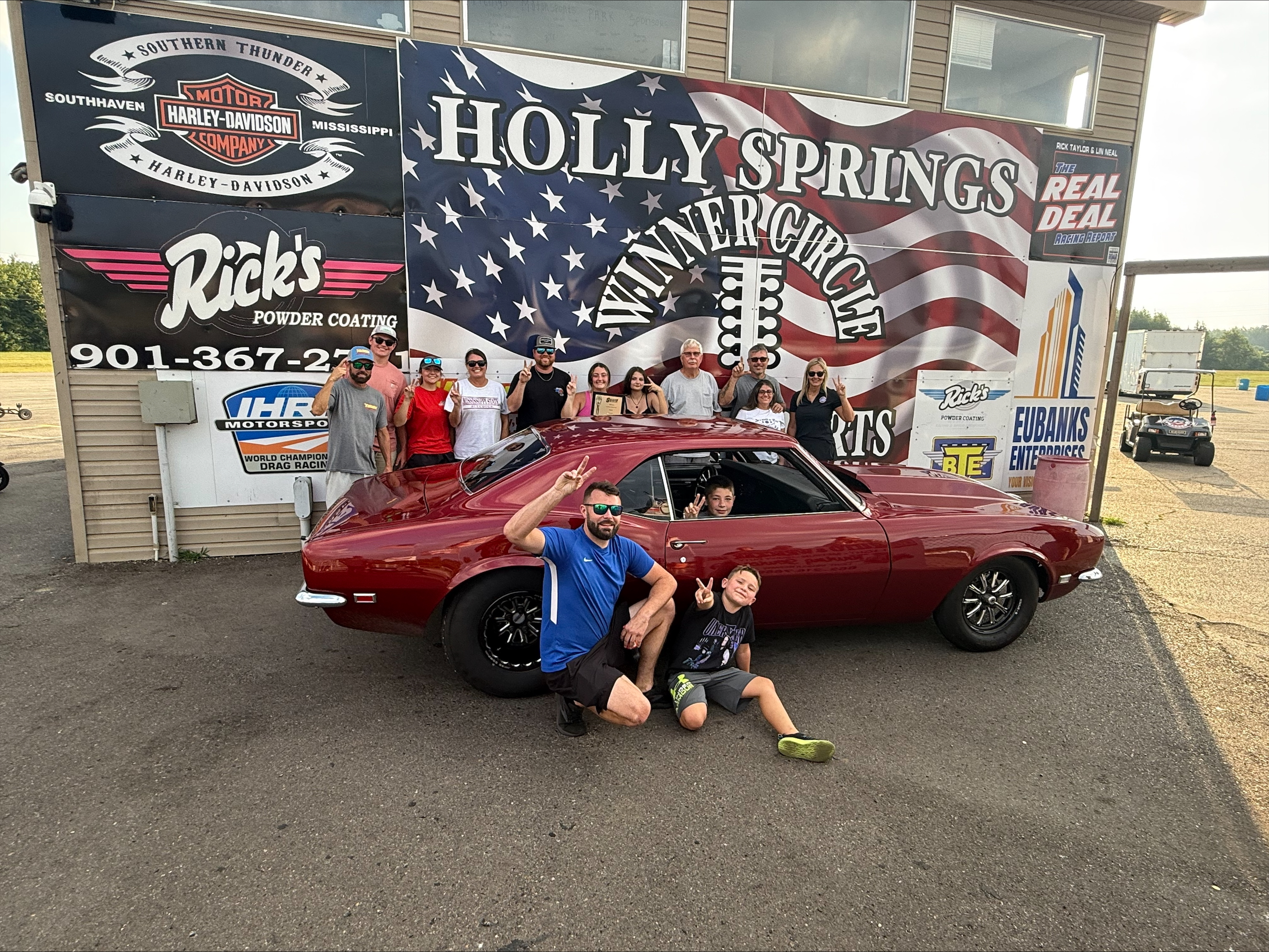 Second place Madison Fisher (Maroon Camaro)